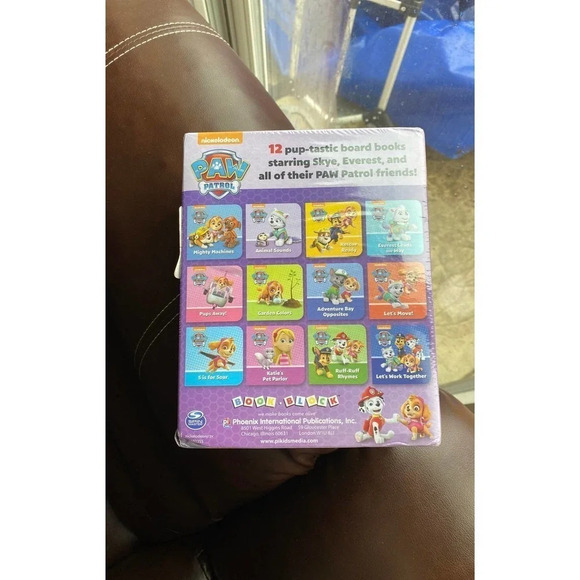 New Paw Patrol Board Books 12 Count Kids Reading Learning Collection Colorful - Picture 2 of 4
